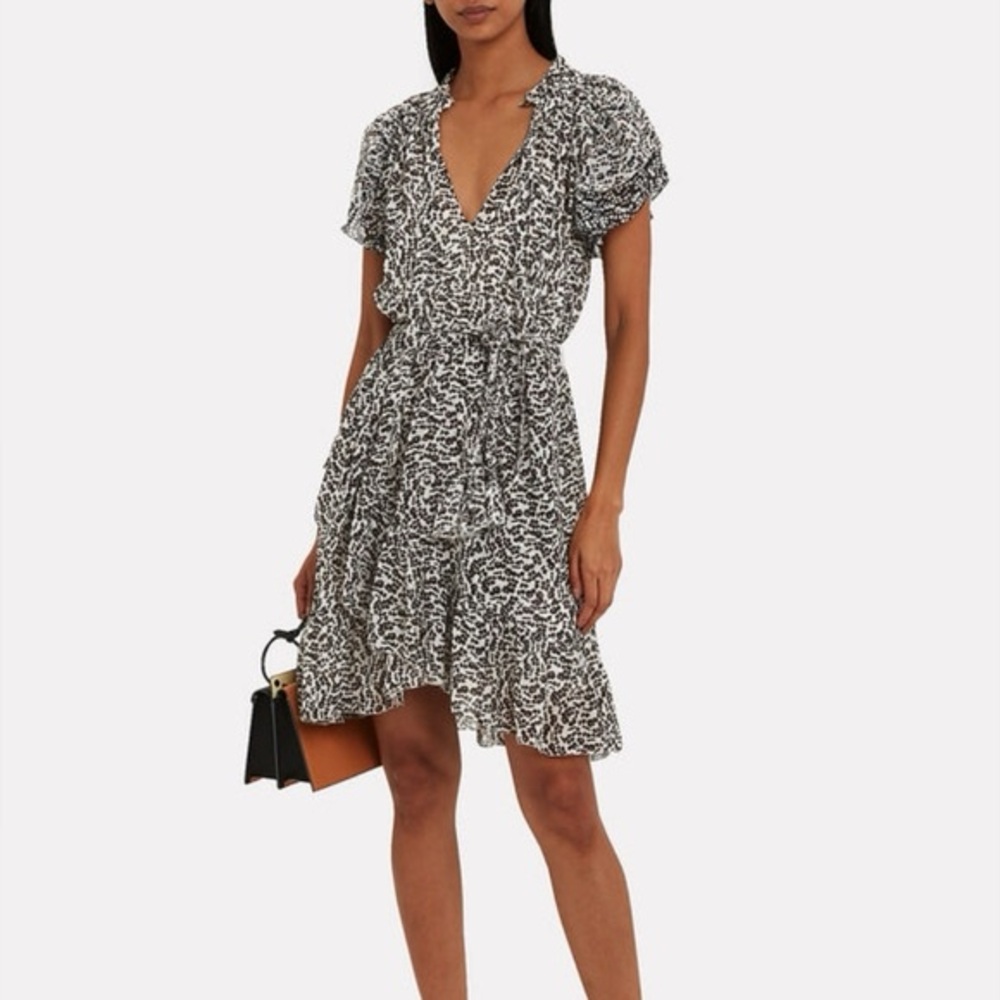 Apiece Apart Black and White Mini Dress